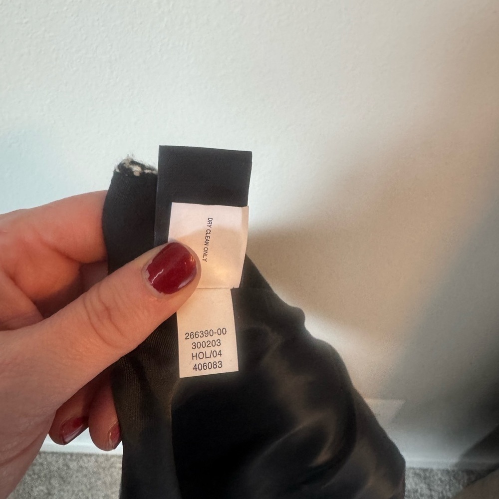 Vintage Gap Tweed Tulip Skirt with Velvet Accent - Picture 6 of 6